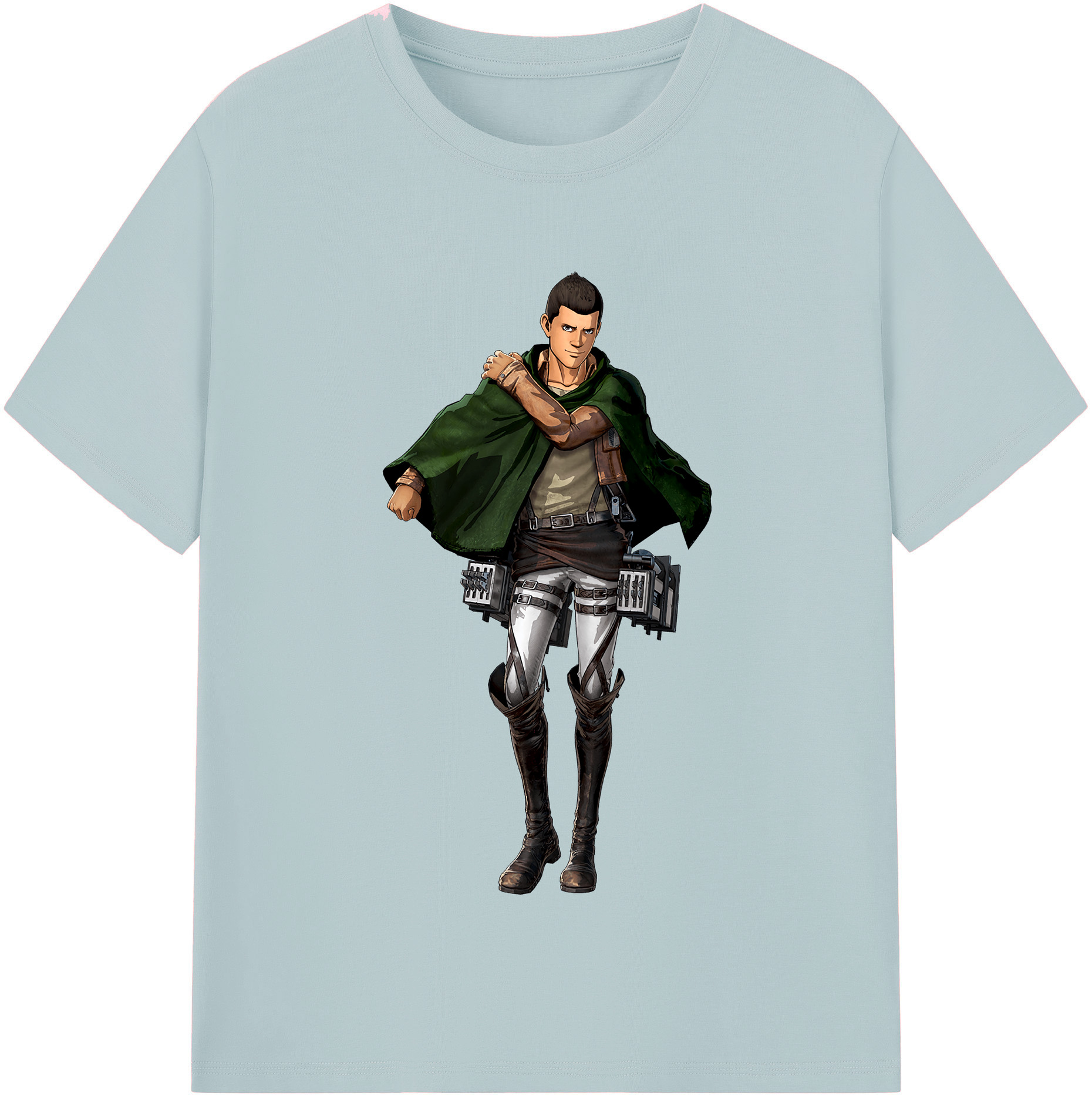 （画像用） 進撃の巨人 Attack on Titan 綿100％半袖Tシャツ（フロントプリント）